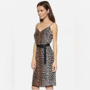 Elizabeth and James Leopard Print Midi Dress